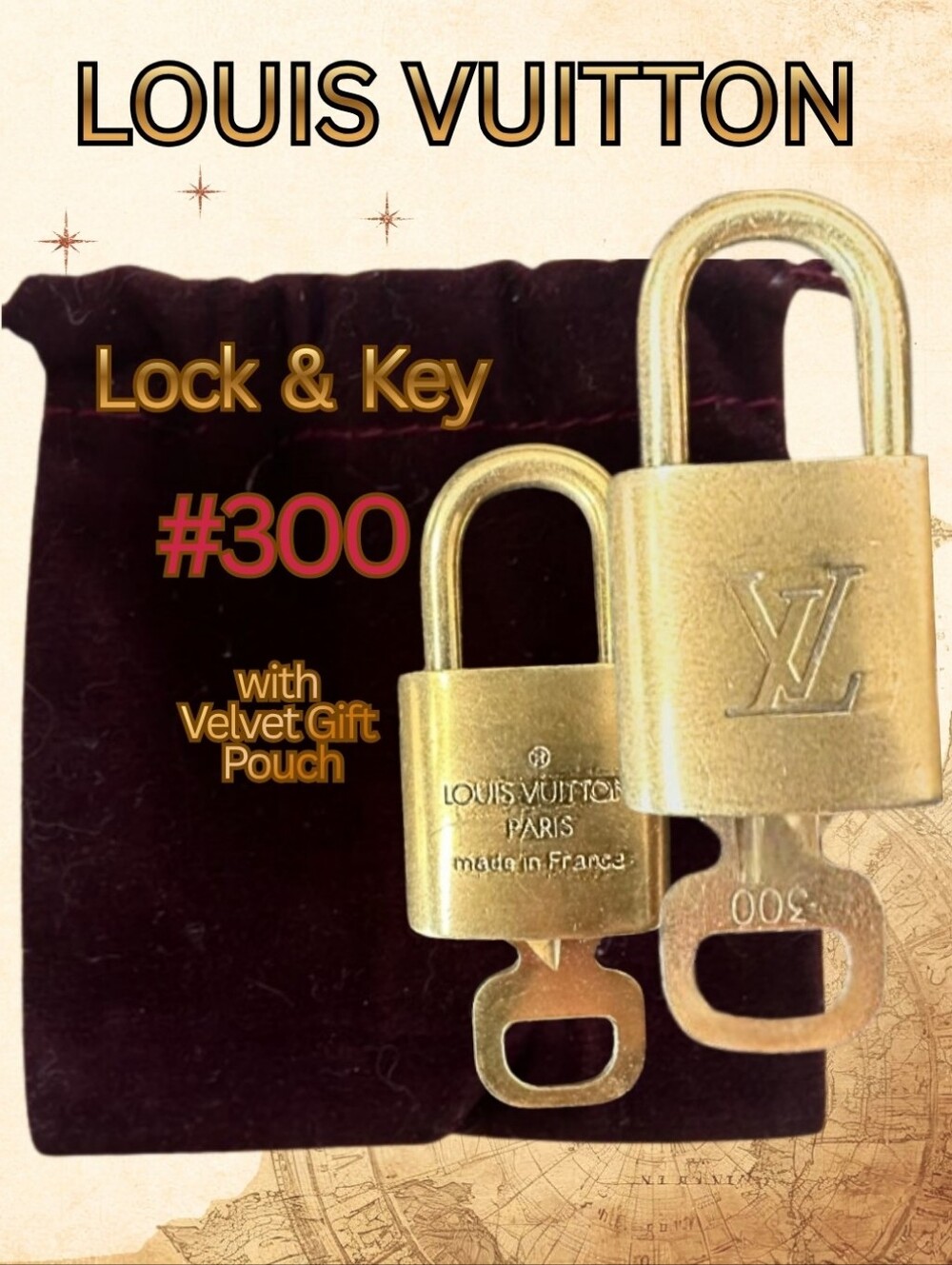 Louis Vuitton #300 Lock And Key